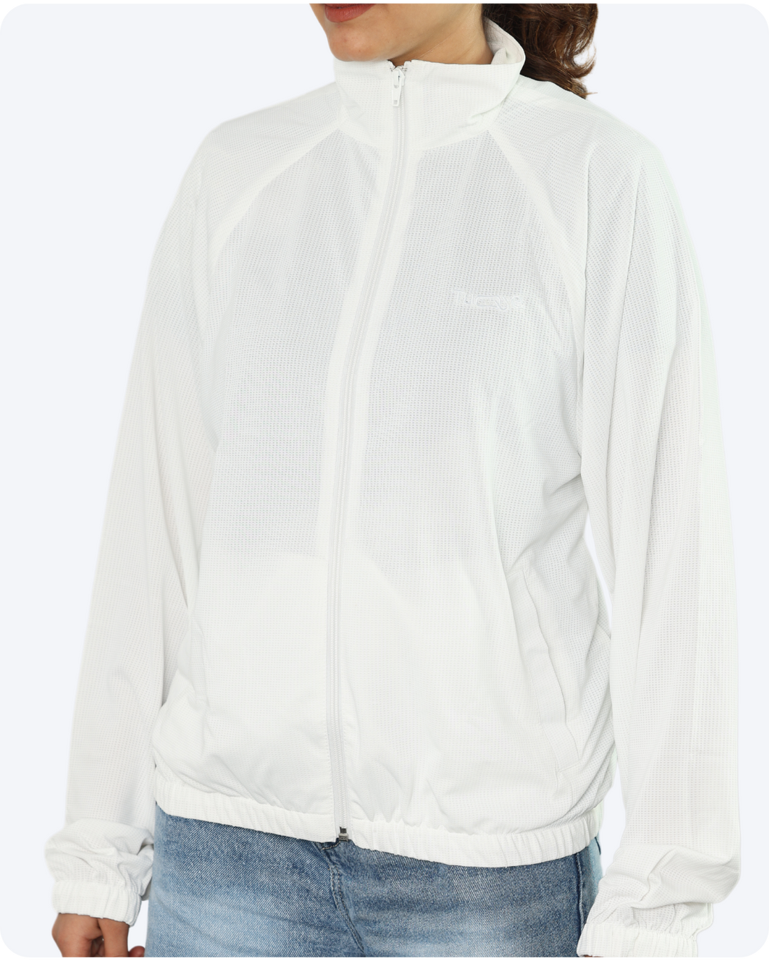 Tuque UV Shield Jacket — UPF 50+ White